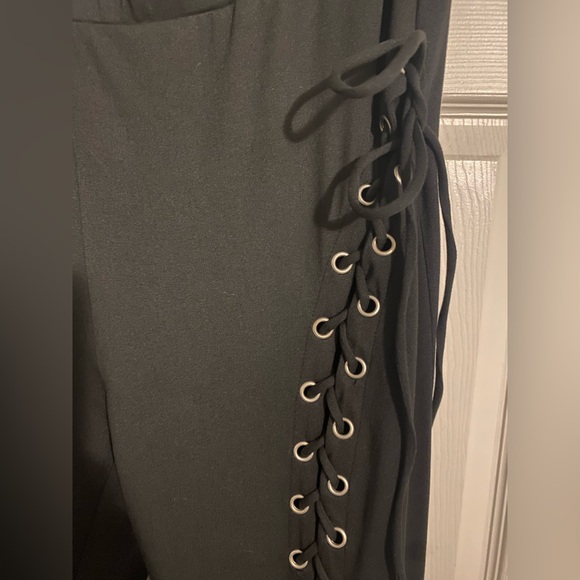 Forest Ink 🖤 Alice 🌟 Lace Up Flare Pants 🖤 NWOT - Picture 5 of 7